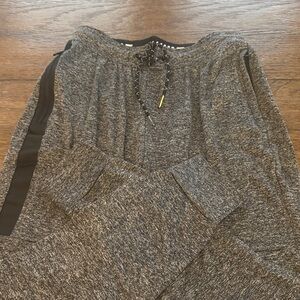 American Eagle Outfitters Gray Joggers with Black Accents